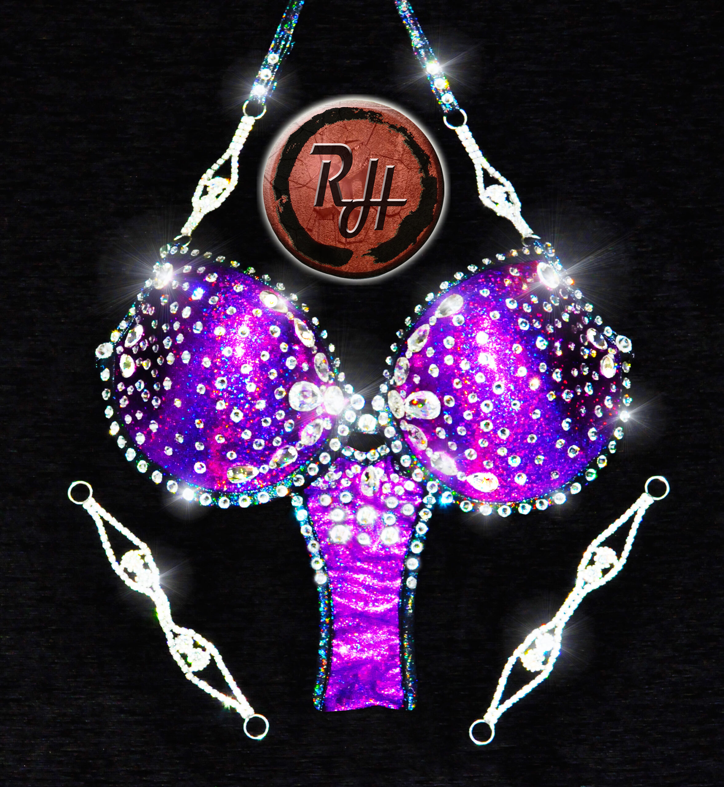 BIKINI BODYFITNESS PREMIUM 1 - LICRA FANTASÍA Nº 4 COLOR Nº 6 - BIES LICRA FANTASÍA Nº 4 COLOR Nº 12 - CONECTOR EXCLUSIVO - CP522-PVP-320€