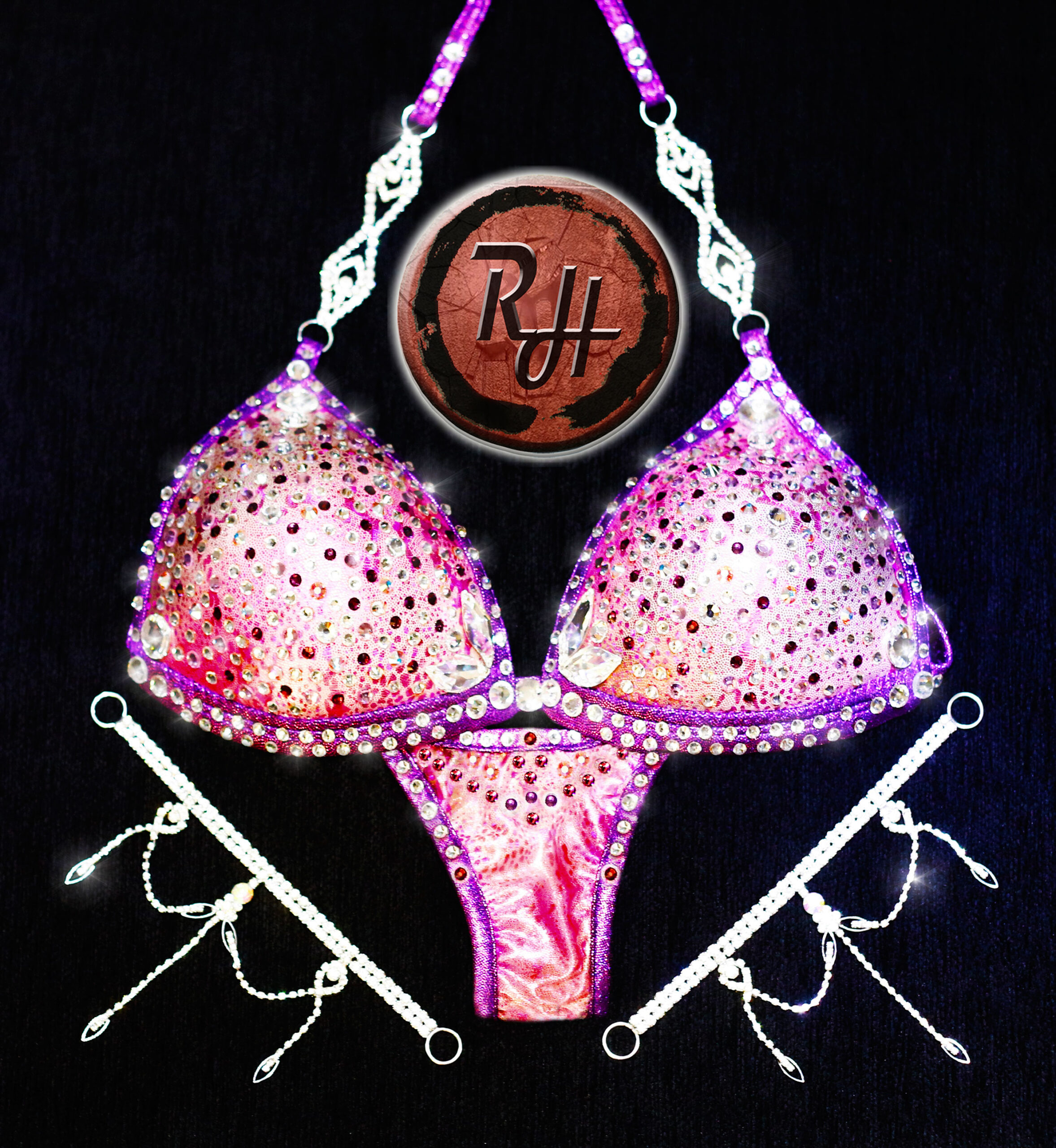 BIKINI EXCLUSIVO ELITE 8 - LICRA FANTASIA Nº 1 COLOR Nº 6, BIES LICRA FANTASIA Nº 4 COLOR Nº 6 – CONECTOR EXCLUSIVO C-P519-PVP-490€